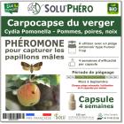 Phéromone pour attirer et capturer le papillon mâle du carpocapse du verger, Cydia pomonella